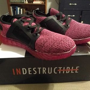 Indestructible Ryder Pink Steel Toe Sneakers